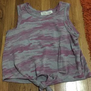 Camouflage Tank with knot